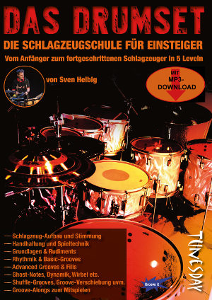Das Drumset (Schlagzeug-Lehrbuch mit 2 CDs + Video-Download)